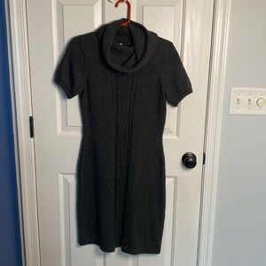 Cowl Neck Sweater Dress